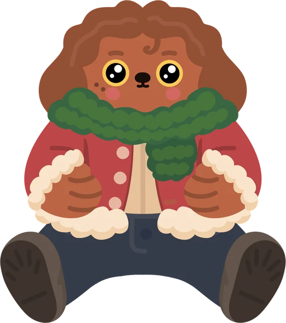 Pomi in the Winter Lights theme